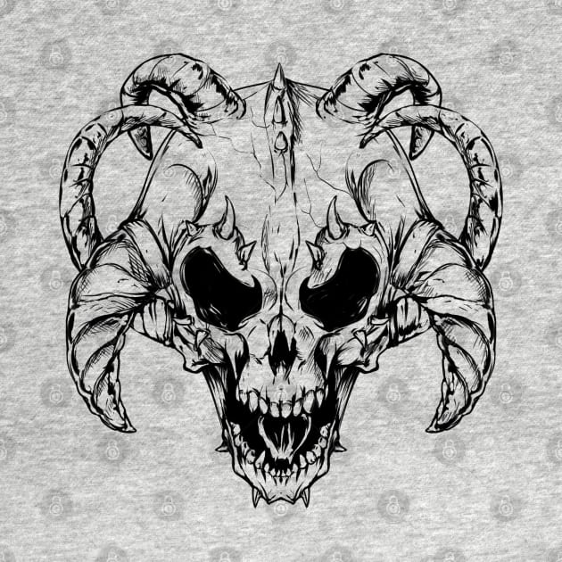 devil skull by AndreyG